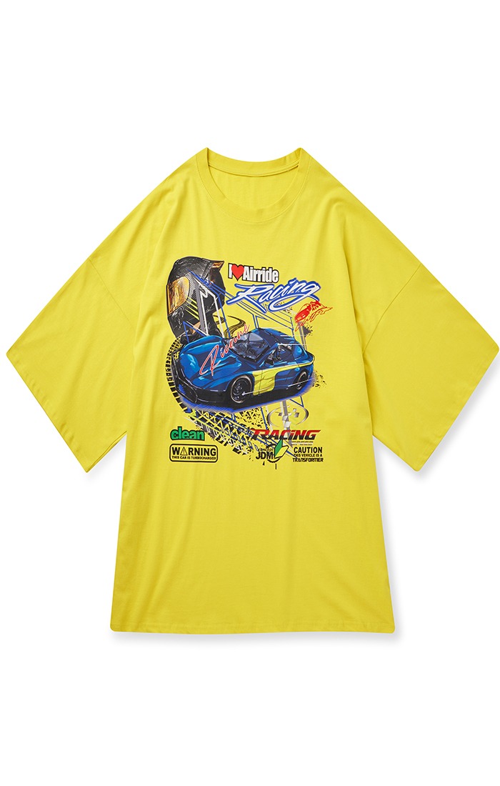 Racing Graphic T-shirts_yellow